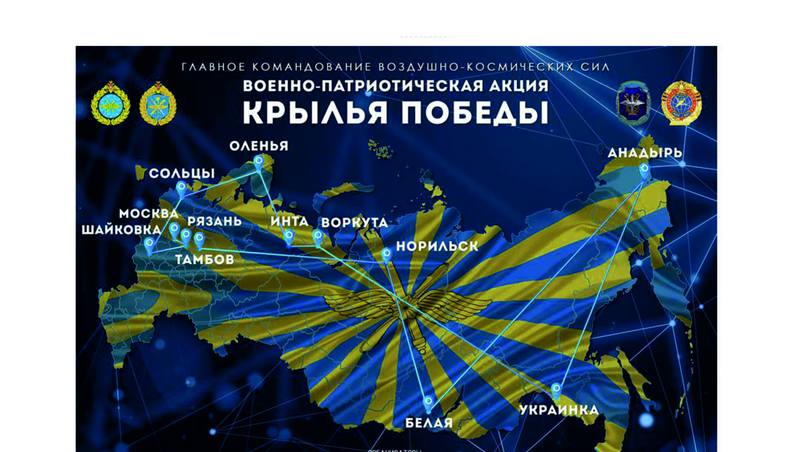 В рамках акции «Крылья Побед-2021»  на авиабазе «Белая» прошли разноплановые мероприятия